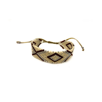 Serendipia Miyuki Pulsera trenzada hecha a mano, colorido accesorio de moda de talla única (multicolor)