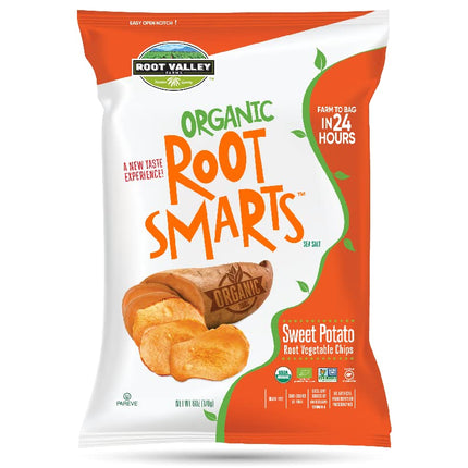 Chips de batata orgánicos Root Smarts