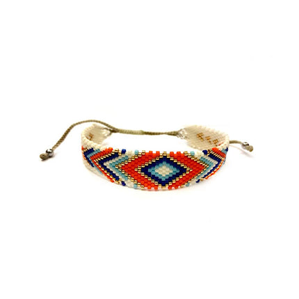 Serendipia Miyuki Pulsera trenzada hecha a mano, colorido accesorio de moda de talla única (multicolor)