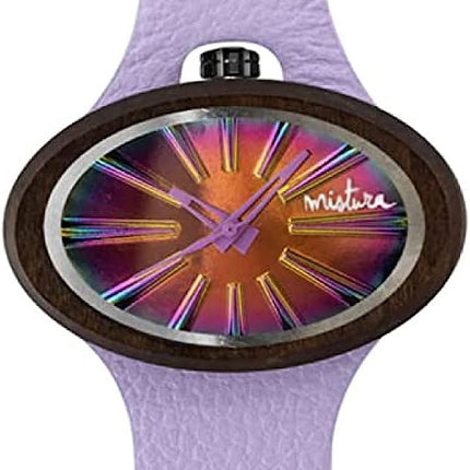 Mistura Timepieces Candy Reloj de madera (marrón)
