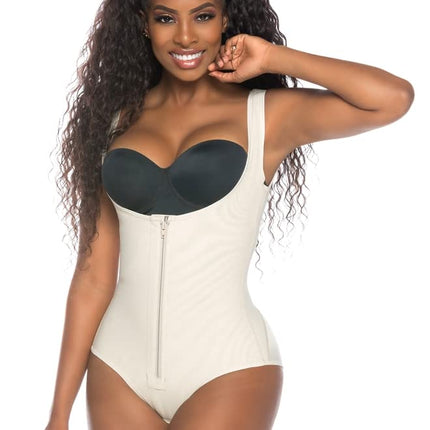 Body shaper with armhole sleeves and pantyhose. Assorted errors (Beige, L)