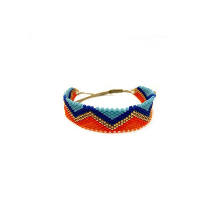 Serendipia Miyuki Pulsera trenzada hecha a mano, colorido accesorio de moda de talla única (multicolor)