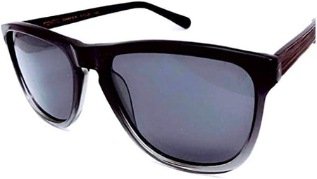 Fento Handmade Woman Man Shapper  Pearl Acetate Wood Lenses Grey Polarized