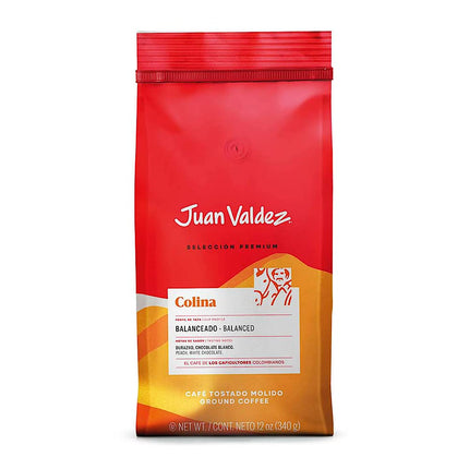 Café Molido Juan Valdez Colina, 12 oz - Café Colombiano Selección Premium