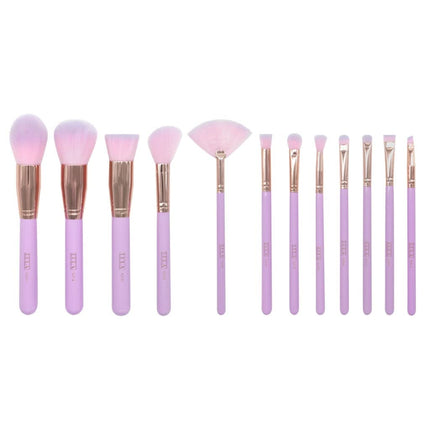 Lula Makeup Brushes Kit - Foundation, Concealers, Eye Shadows, Make up, Eyeliner Brushes. (9 Pcs Boreal)