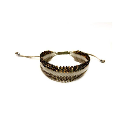 Serendipia Miyuki Pulsera trenzada hecha a mano, colorido accesorio de moda de talla única (multicolor)