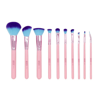 Lula Makeup Brushes Kit - Foundation, Concealers, Eye Shadows, Make up, Eyeliner Brushes. (9 Pcs Boreal)