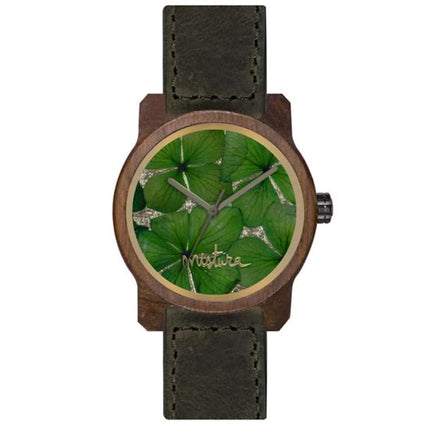 Mistura Marco Floral Watch, Wooden Watches,