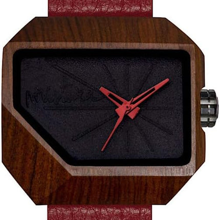 Reloj Mistura Juno, Relojes de madera, Relojes hechos a mano, Diseño Juno (Red Phantom)