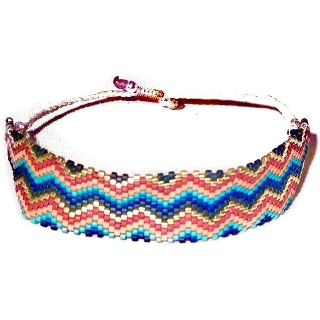 Serendipia Miyuki Braided Handmade Bracelet, Colorful One size Fashion Accesorie (Multicolor)