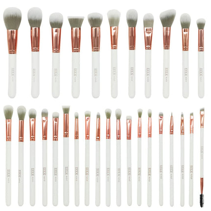 Lula Makeup Brushes Kit - Foundation, Concealers, Eye Shadows, Make up, Eyeliner Brushes. (9 Pcs Boreal)