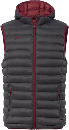 Izas Ortil Men's Mount Loft Padded Hooded Vest (Medium)