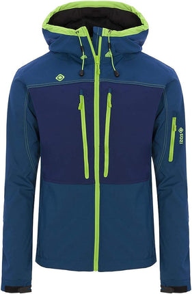 Chaqueta Softshell con capucha para hombre Izas Konka, Membrana cortavientos, impermeable, térmica y transpirable.