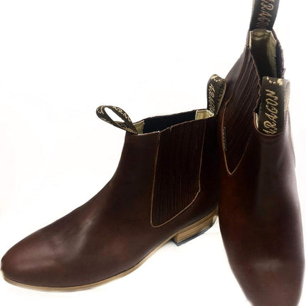 ARAGON CHELSEA BOOTS, Ankle Leather Boots, Men’s Boots. CLASSIC MODEL. (US MEN 12, BURGUNDY)