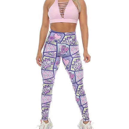 PRECISSA Sport Leggings for Women. Assorted Styles. (as1, Alpha, m, Regular, Regular, Boom)