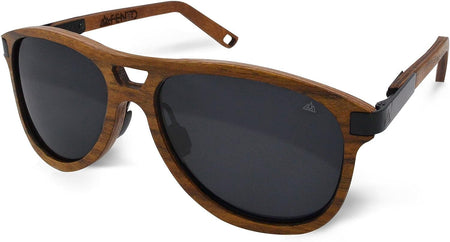 FENTO WOODEN SUNGLASSES FLYER (Teak, Grey)