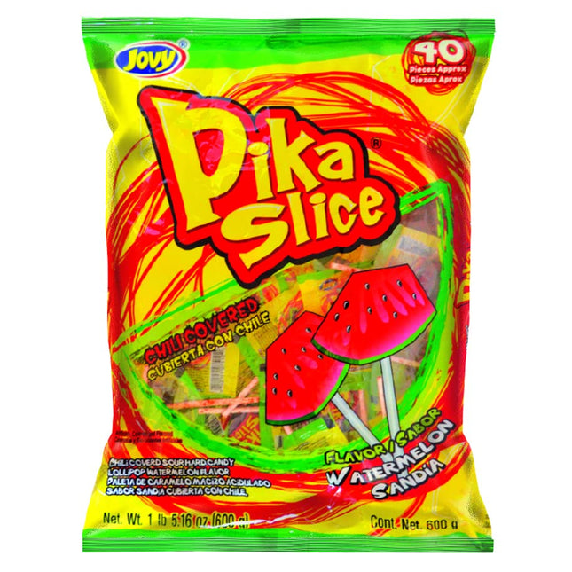 Jovy Pika Slice Watermelon Flavor Lollipop
