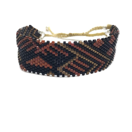 Serendipia Miyuki Pulsera trenzada hecha a mano, colorido accesorio de moda de talla única (multicolor)