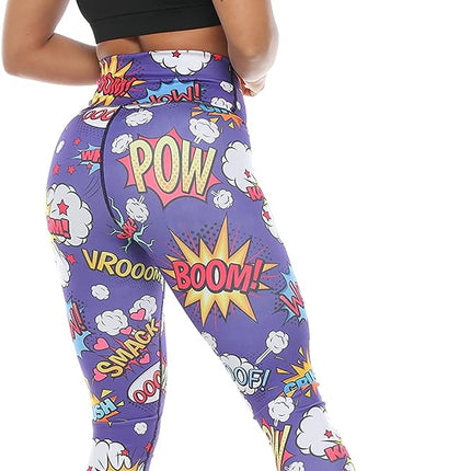 PRECISSA Sport Leggings for Women. Assorted Styles. (as1, Alpha, m, Regular, Regular, Boom)