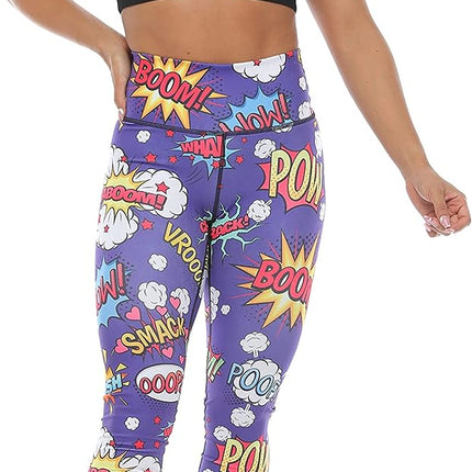 PRECISSA Sport Leggings for Women. Assorted Styles. (as1, Alpha, m, Regular, Regular, Boom)
