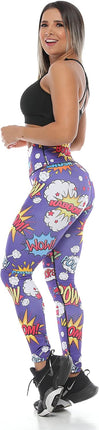 PRECISSA Sport Leggings for Women. Assorted Styles. (as1, Alpha, m, Regular, Regular, Boom)