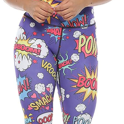 PRECISSA Sport Leggings for Women. Assorted Styles. (as1, Alpha, m, Regular, Regular, Boom)