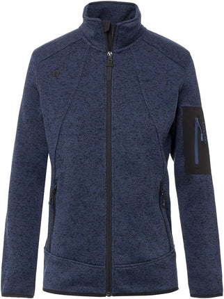 Izas Dimasa Sudadera de forro polar con cremallera completa para mujer (XL, luna azul)