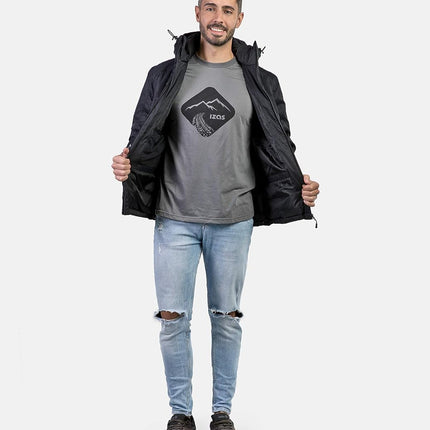 Izas Naluns Chaqueta de escalada en roca,Negro,MediumUS/CA,LargeEU