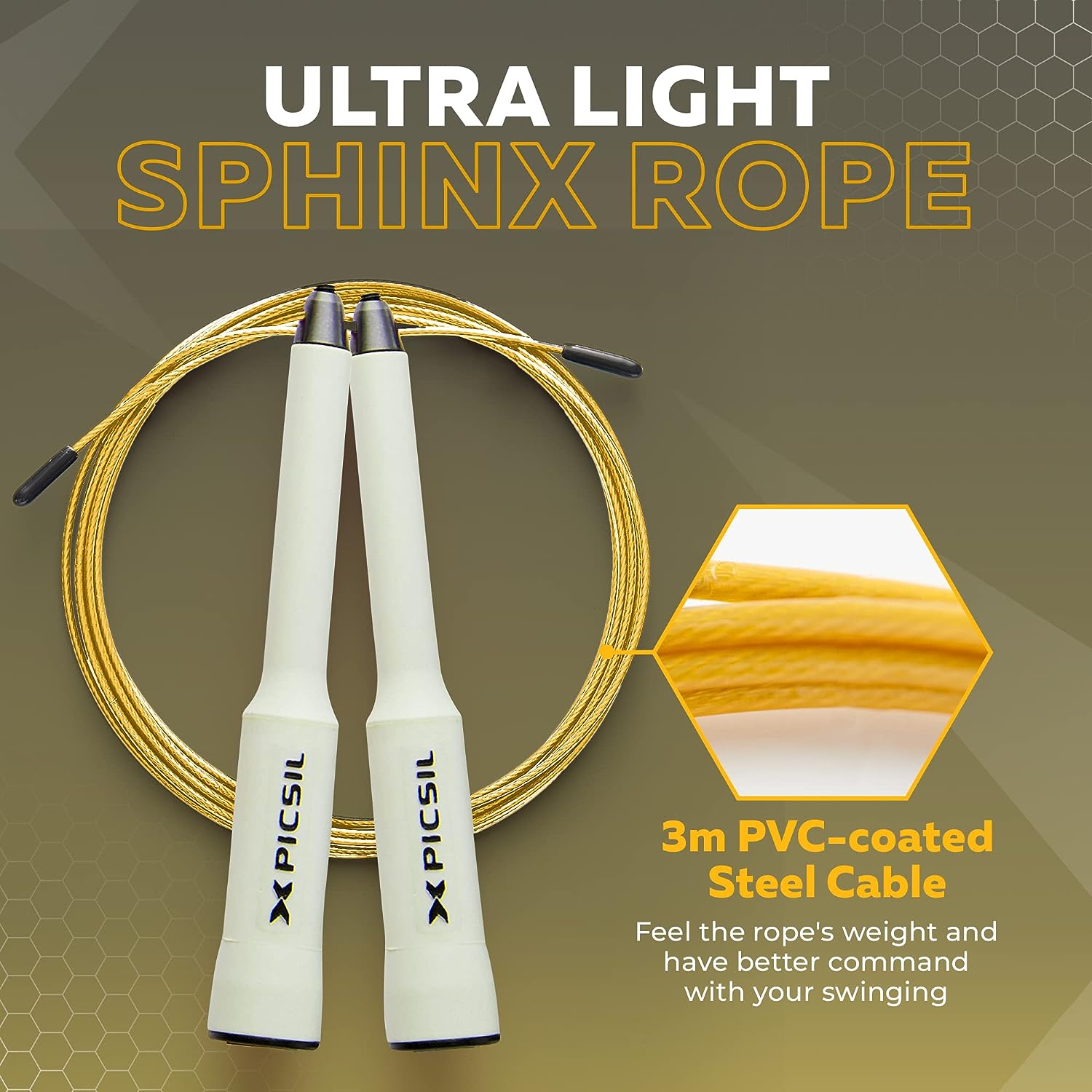 Spinning Rope Store PICSIL Sphinx Rope, 360° Spin Jump Rope – Myworldmarket