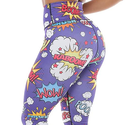 PRECISSA Sport Leggings for Women. Assorted Styles. (as1, Alpha, m, Regular, Regular, Boom)