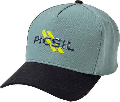 PICSIL Urban Air Cap, Gorra de béisbol para hombres y mujeres, gorra ajustable estilo camionero, parte trasera con rejilla (verde)