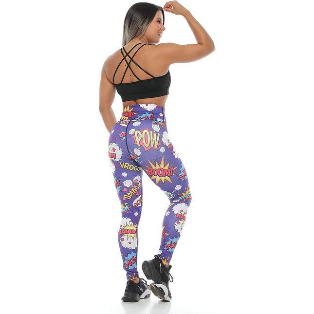 PRECISSA Sport Leggings for Women. Assorted Styles. (as1, Alpha, m, Regular, Regular, Boom)
