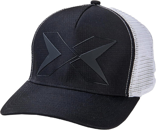 PICSIL Urban Air Cap, Gorra de béisbol para hombres y mujeres, Gorra ajustable estilo camionero, Parte trasera con rejilla (Blanco)