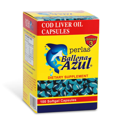 Ballena Azul Cod Liver Oil Capsules