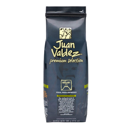 JUAN VALDEZ Strong Colombian Fairtrade JV Volcan whole bean Ground Coffee | Café Colombiano 17.6 oz